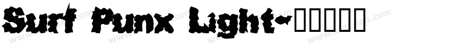 Surf Punx Light字体转换